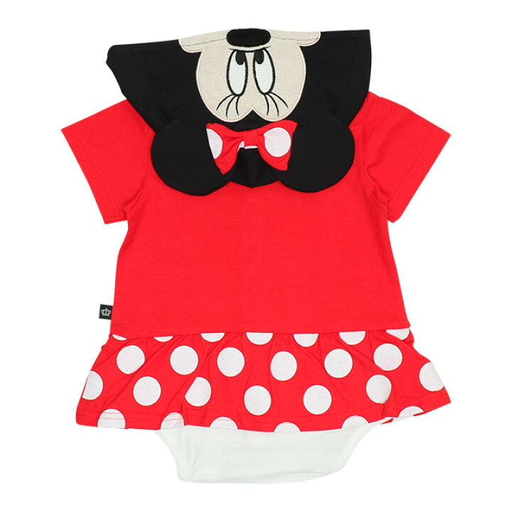 🇯🇵預訂 日本直送🇯🇵Babydoll x Disney兩色人物造型連帽短袖包屁裙