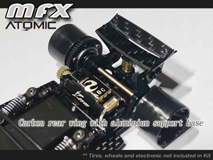 Pre-Order Atomic MFX 1:28 F1 competition chassis kit (w/ lexan body) MFX-KIT