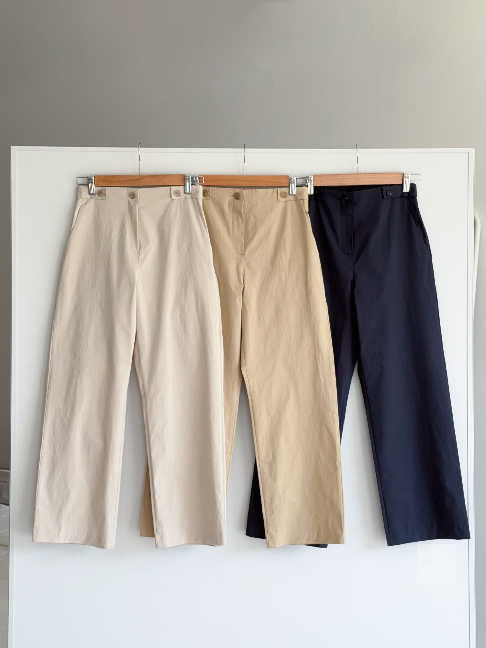 輕薄舒服直筒褲