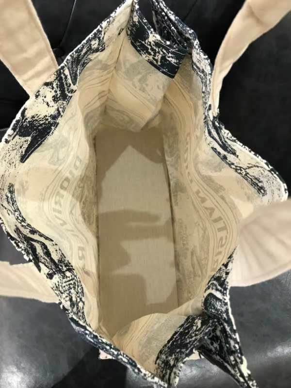 Dior 經典動物園帆布購物袋Tote Bag