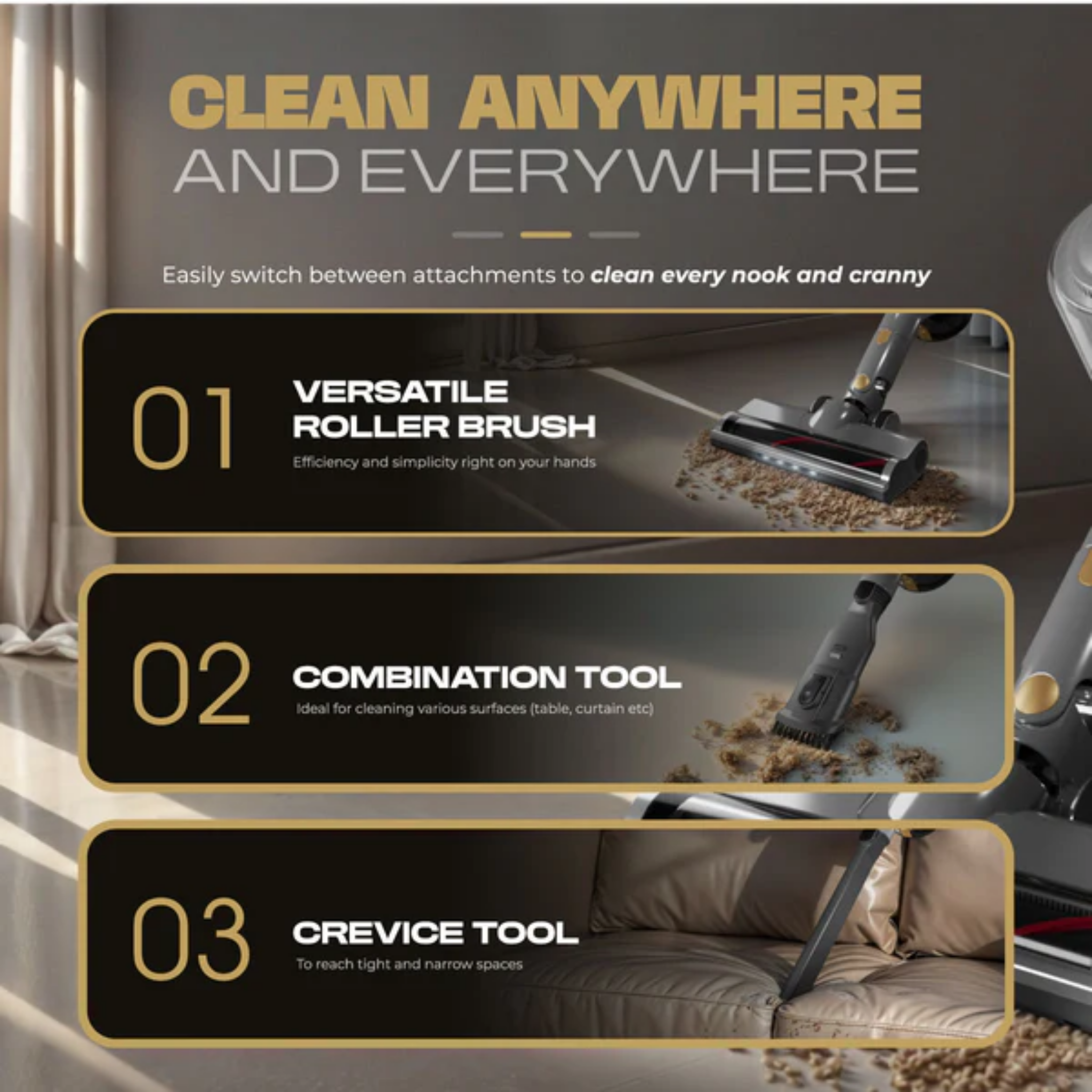 Russell Taylors Dynamic Cordless Vacuum Cleaner (V2)