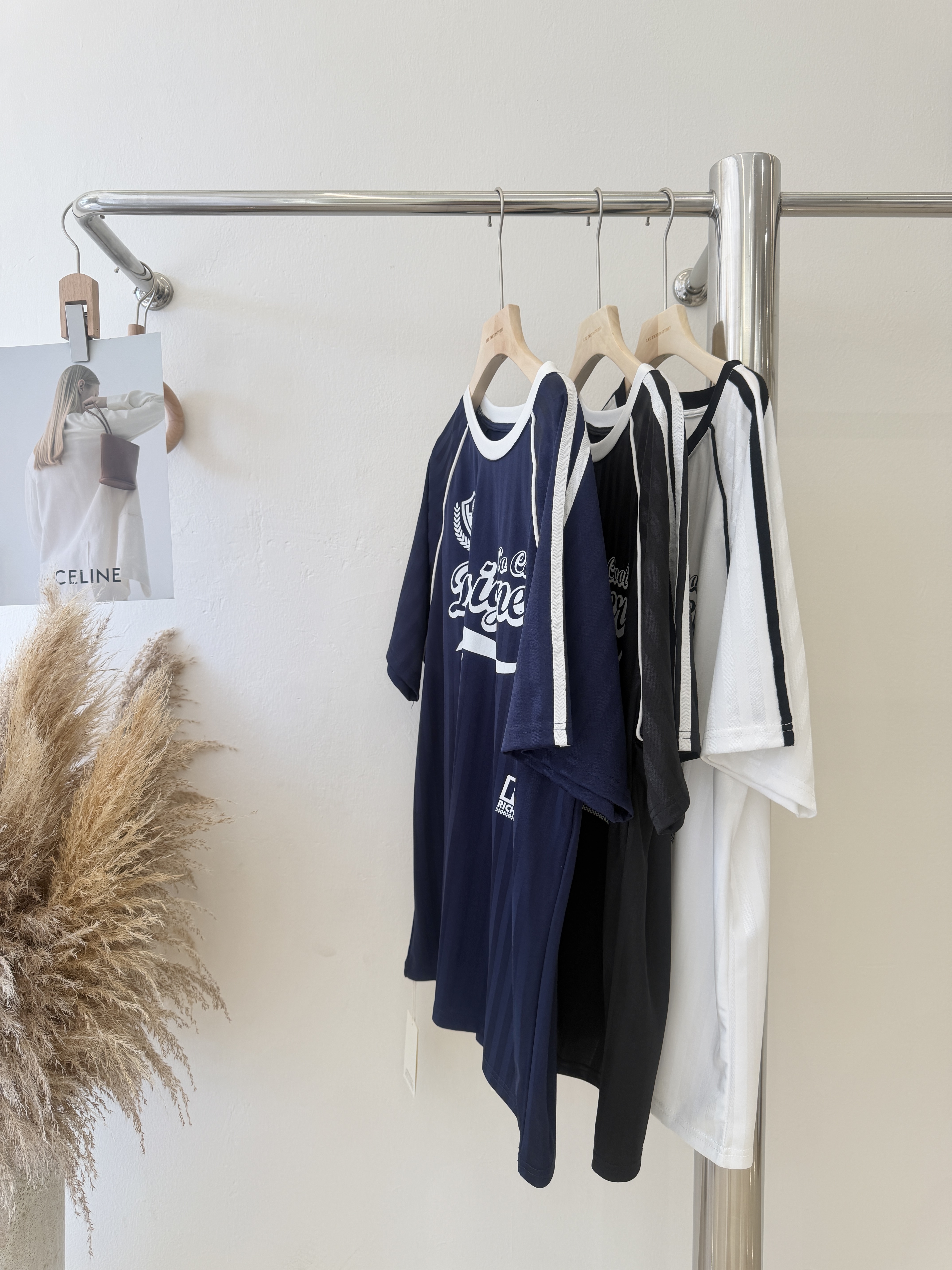 6342 运动服条纹宽松短袖