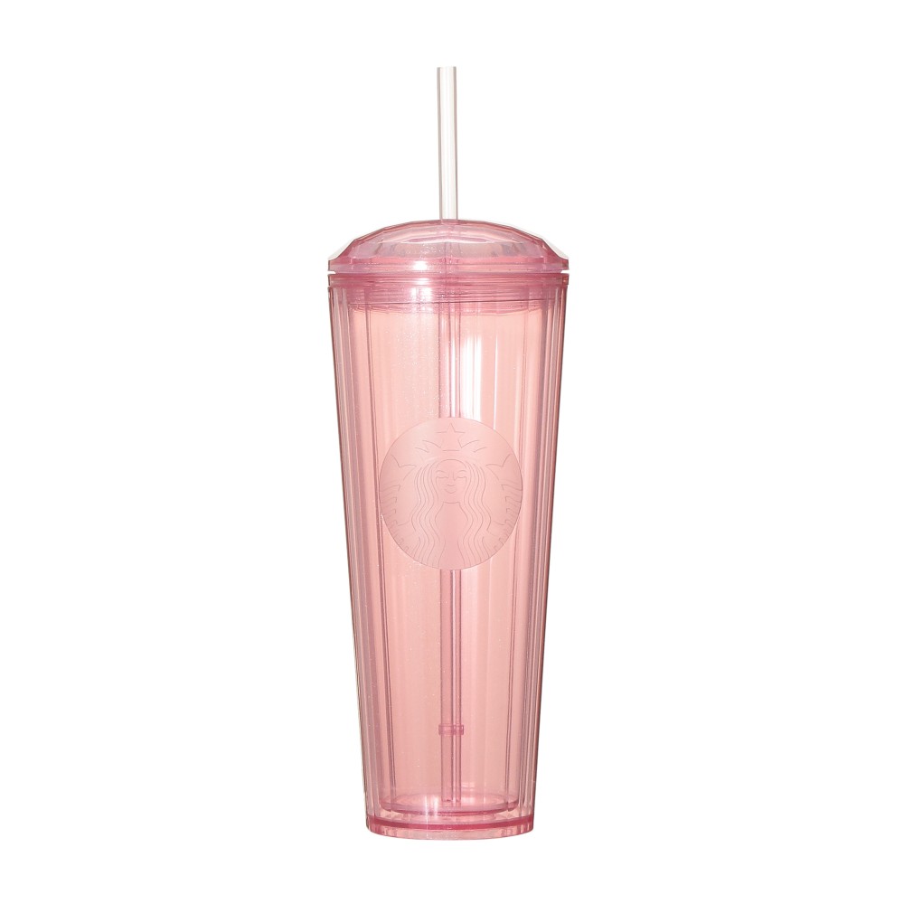 《日本🇯🇵 STARBUCKS 2026 Feel the Breeze 限定系列》閃粉粉紅冷飲杯 710ml