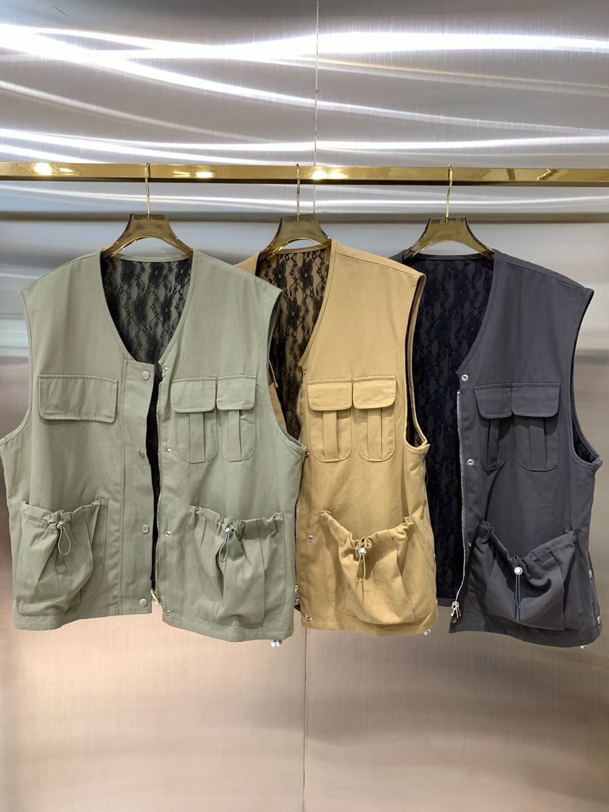 立體袋工裝馬甲