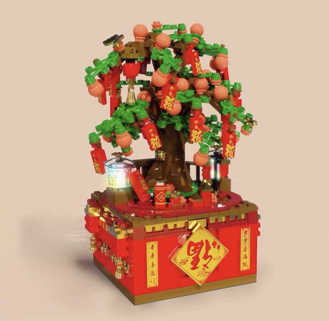 【2026馬年新春優惠】現貨：發財樹音樂盒Lego(566pcs)