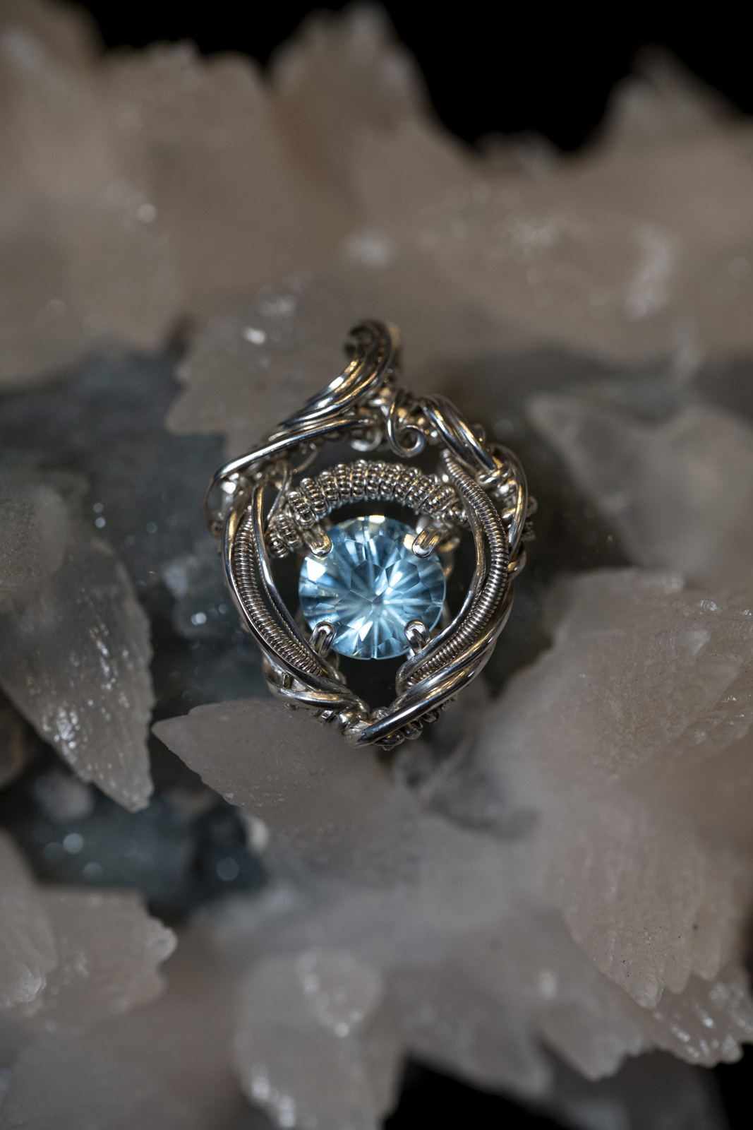 WAS 藍托帕石頸鏈 - Blue Topaz Necklace