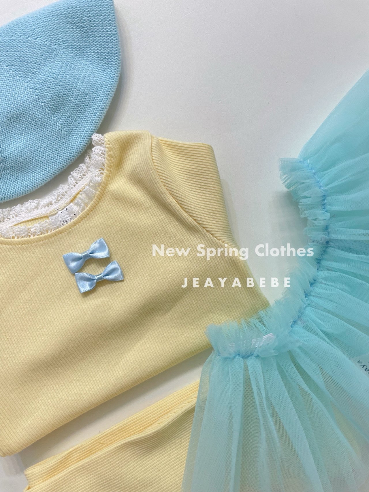 🇰🇷jeayabebe set (tee+pants)