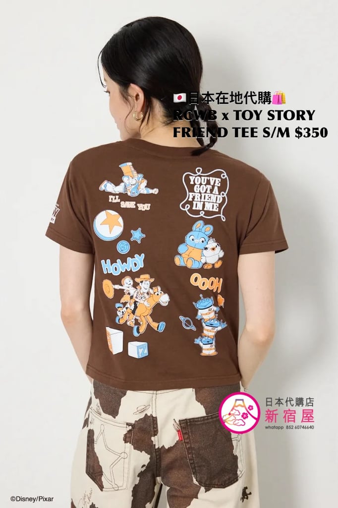 RODEO CROWNS WIDE BOWL x TOY STORY FRIEND T-SHIRT 