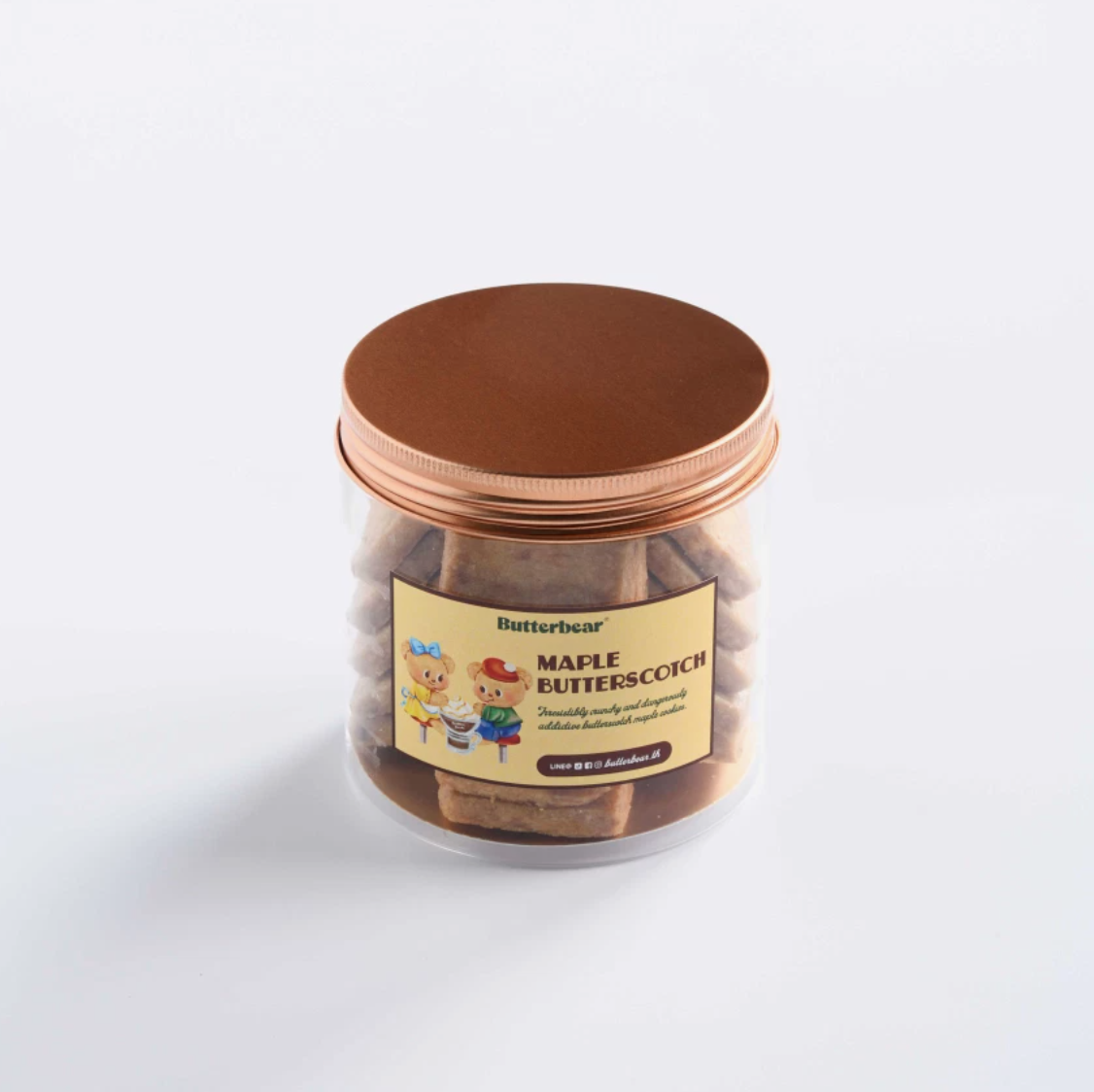 【預訂】泰國 Butter Bear 黃油小熊周邊 樽裝Cookies