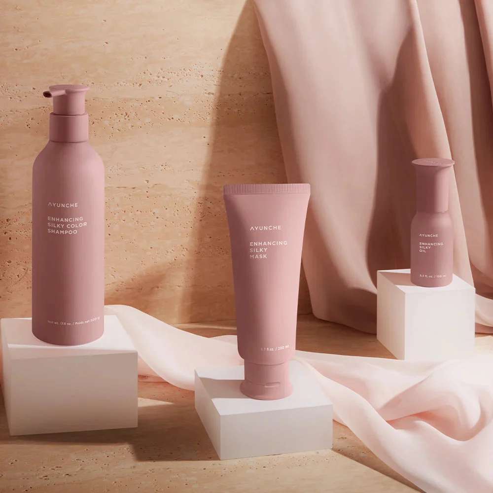 AYUNCHE Enhancing Silky Color Shampoo 絲感亮色洗髮液 （鎖色，順滑光澤） 1000g 