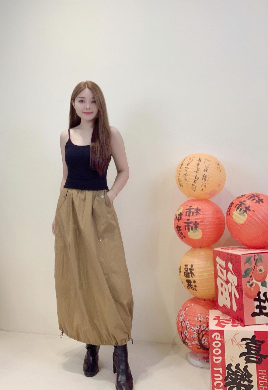 休闲A字半裙 S0115