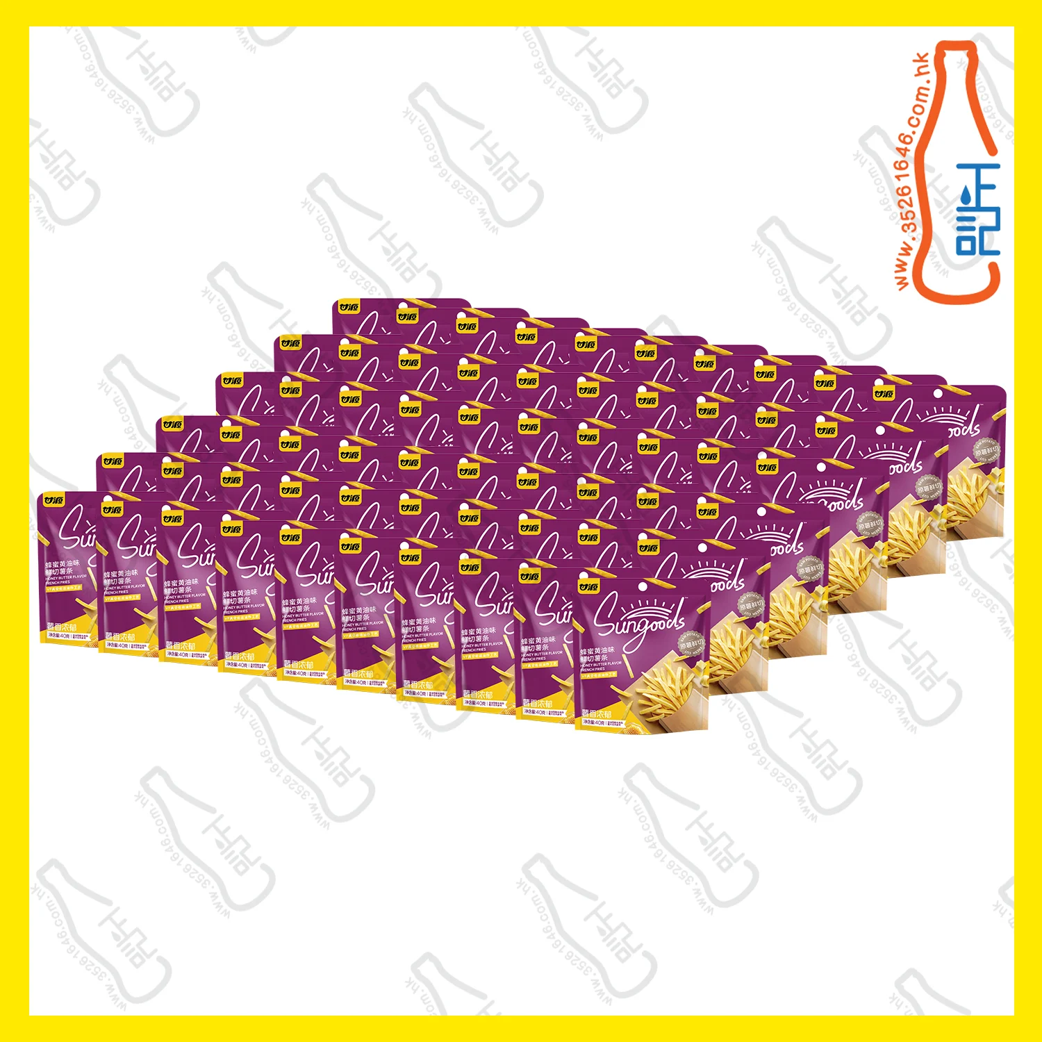 ==GYF9015 甘源 鮮切薯條 - 原味 40g x【60包】/箱 