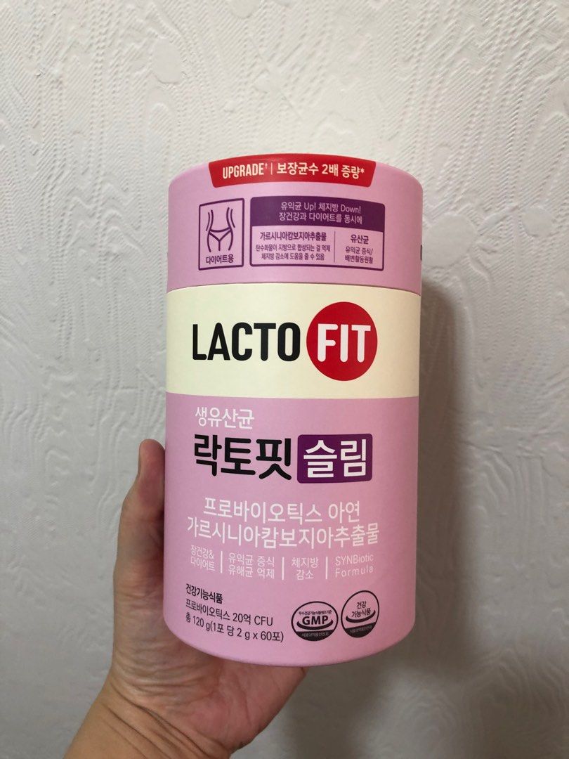 韓國 LACTO-FIT 纖體瘦身益生菌：最新升級粉紫色瘦身配方