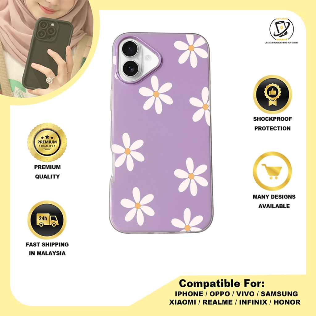 JELLY CASE PHONE FOR IPHONE - DESIGN FLOWER M