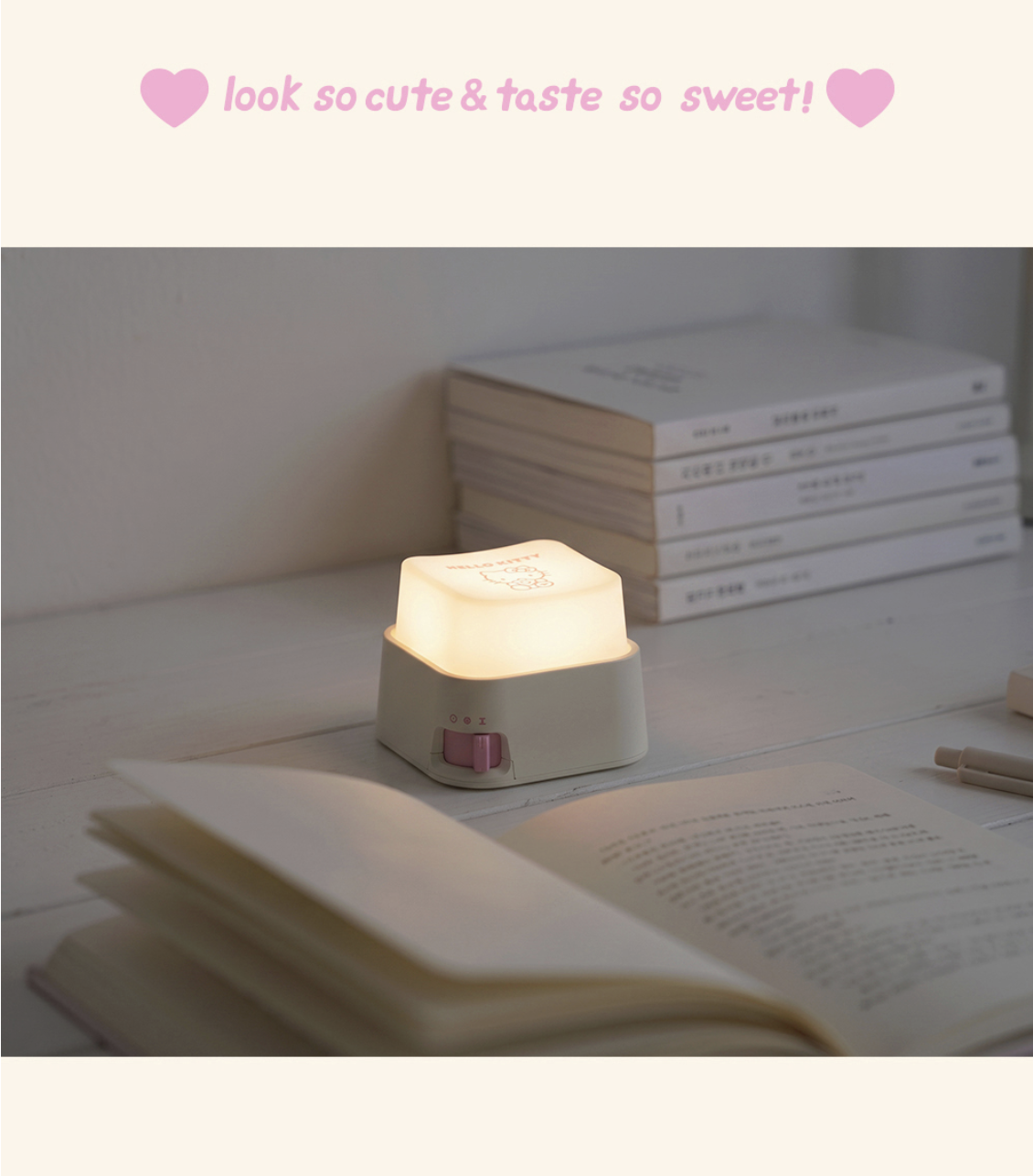 韓國 ROYCHE x Hello Kitty 巨型鍵帽造型 氣氛 小夜燈 +附送限定貼紙｜Keycap Mood Light