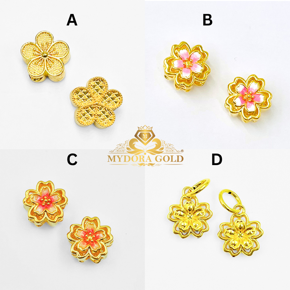 MYDORA Charm Bead Sakura Series (5G) l EMAS 916/22K
