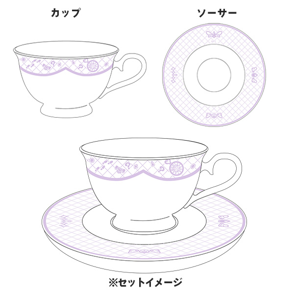 名偵探光之美少女 PreCure展 茶杯＆碟套裝 #P-PCG1087 [TOEI] (PRE-ORDER) [2026/06]