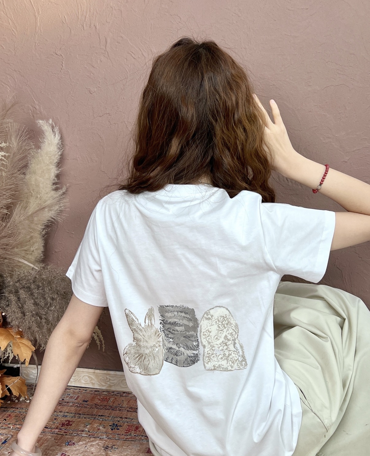 訂貨📮新款✨Ganni 短Tee 夏天必備 呢款前後都有print !Size XS S M L