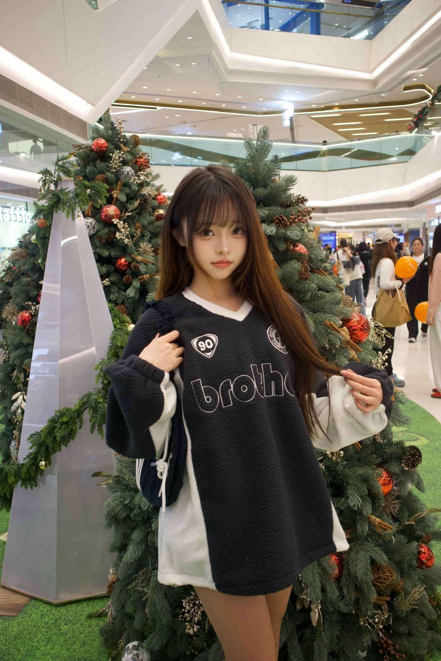 已售罄❌Iu同款 Brother Unisex毛毛Hoodie （七色）