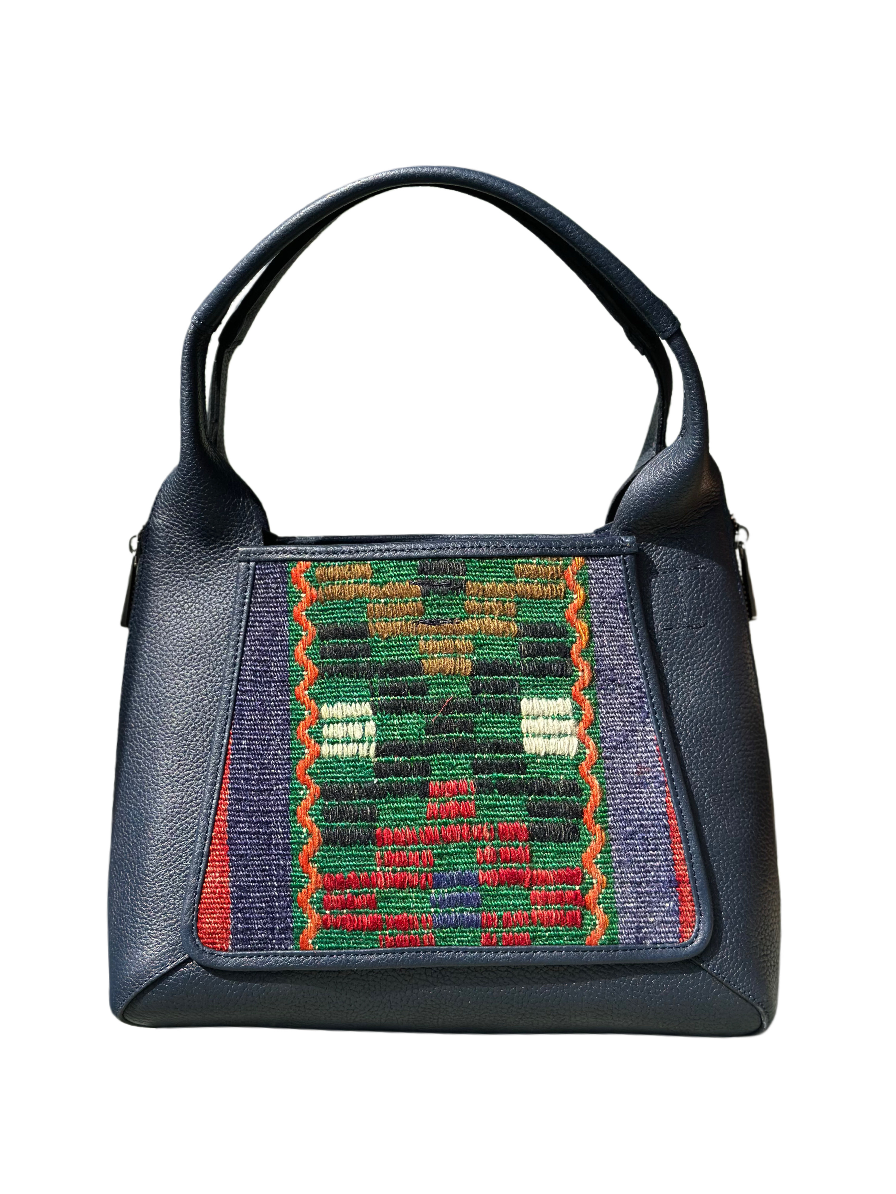 K23 土耳其真皮地氈手袋（深藍色）