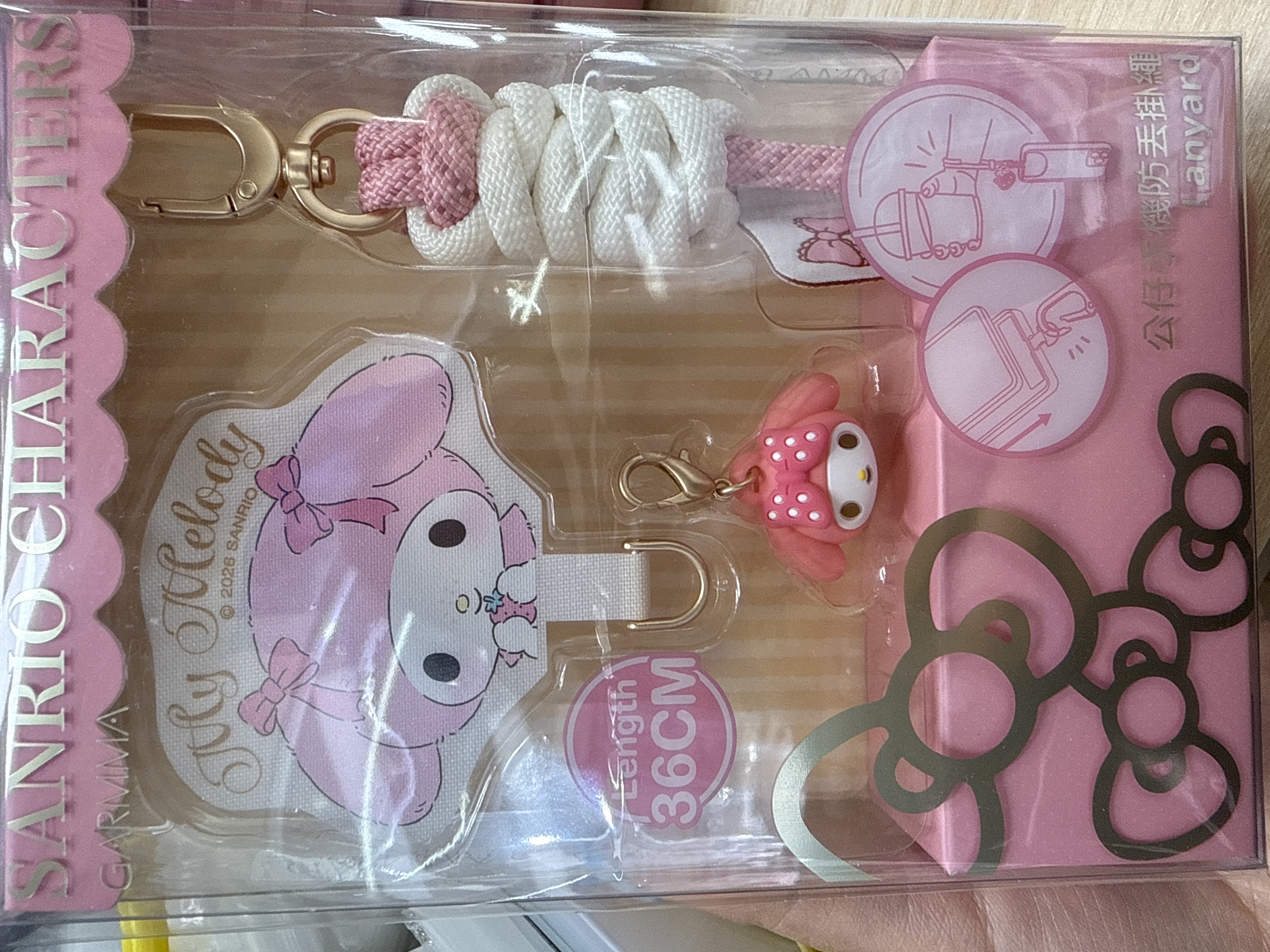 Sanrio 手機繩 36cm — Melody