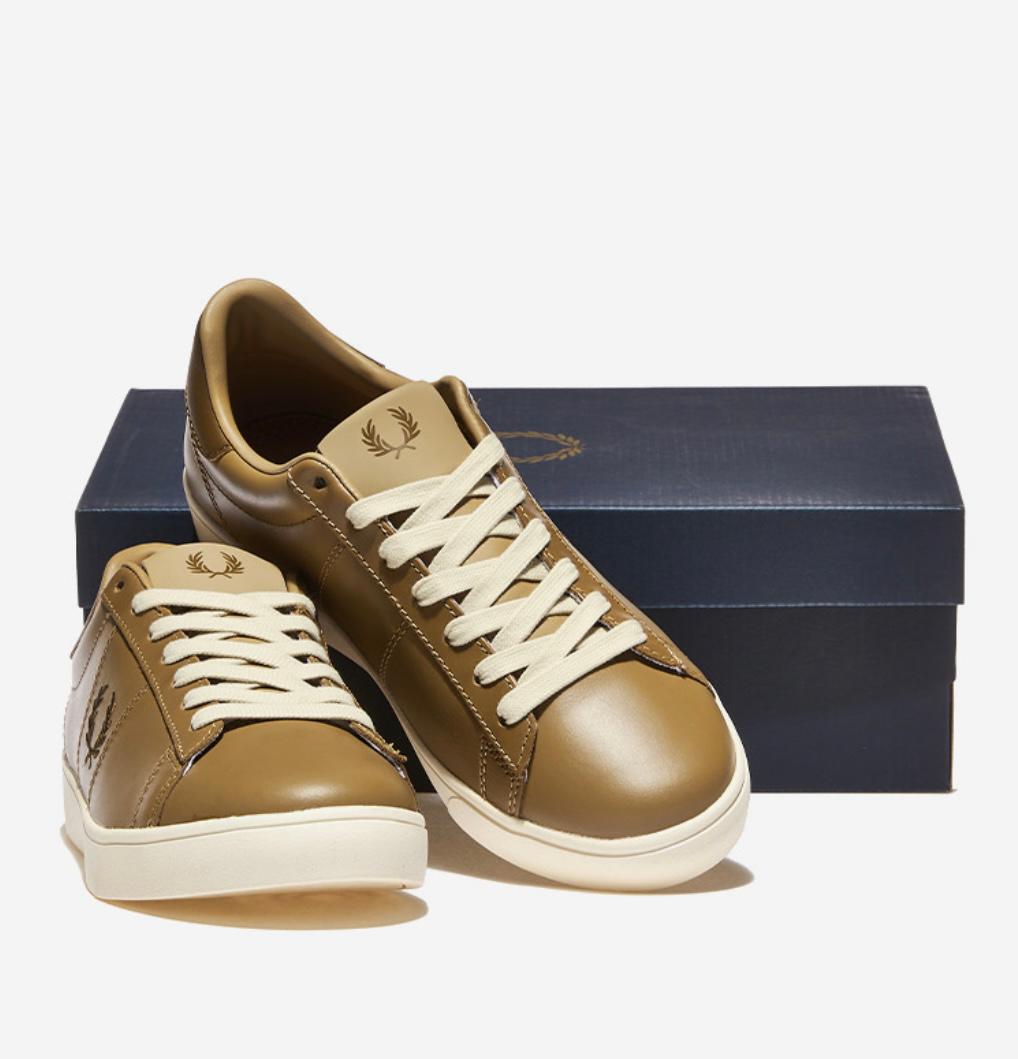 ✨韓國連線✨年終BIG Sale Fred Perry 好平呀😍Fred Perry 波鞋 突發限時特價🈹男裝 (卡其色) (KRS1026)