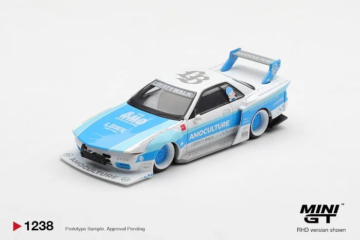 （預訂 Pre Order) Mini GT ( MGT01238-R ) Nissan Skyline GT-R (R32) LBWK Kaido Works AMOCULTURE