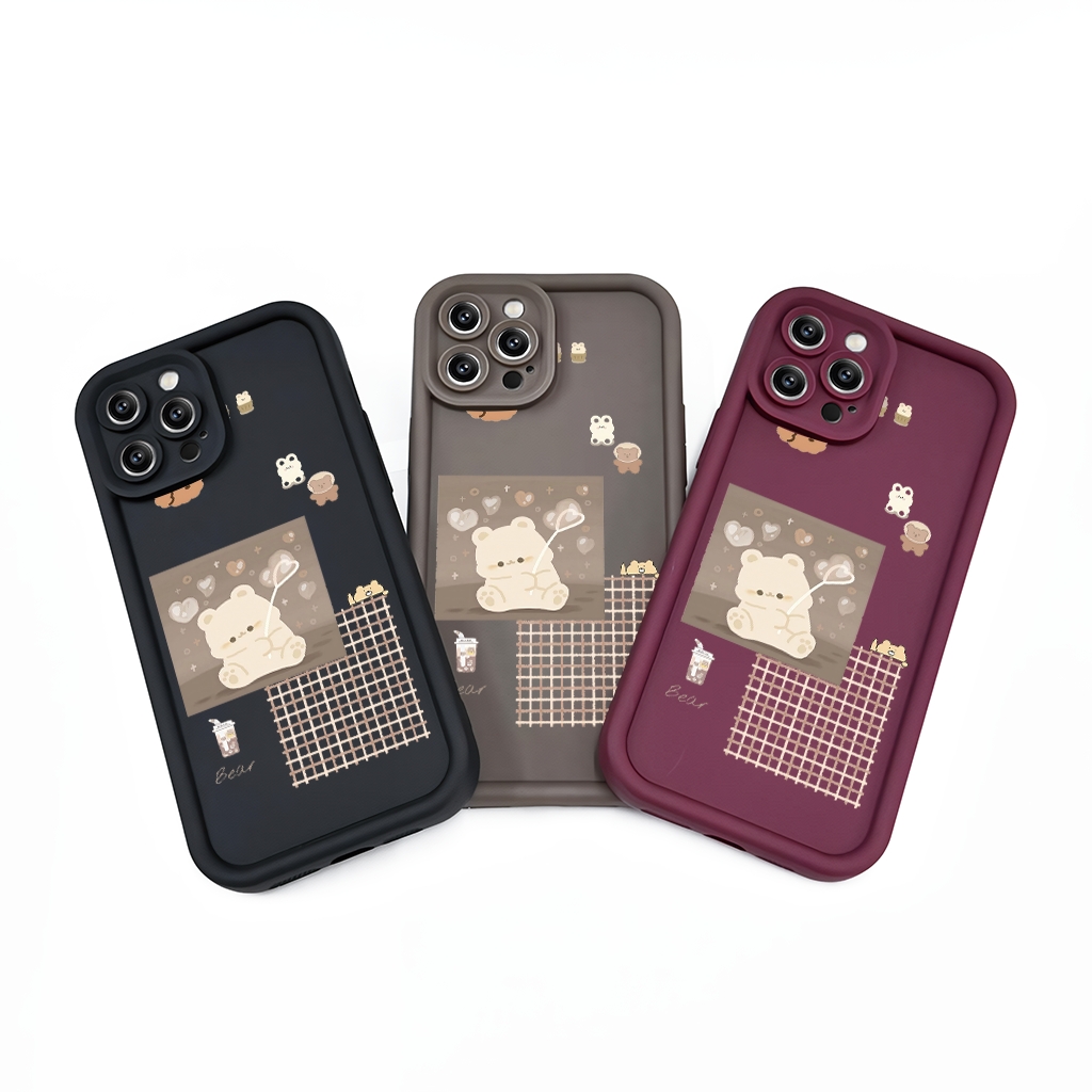 TPU DESIGN CASE PHONE FOR SAMSUNG - DESIGN BEAR A