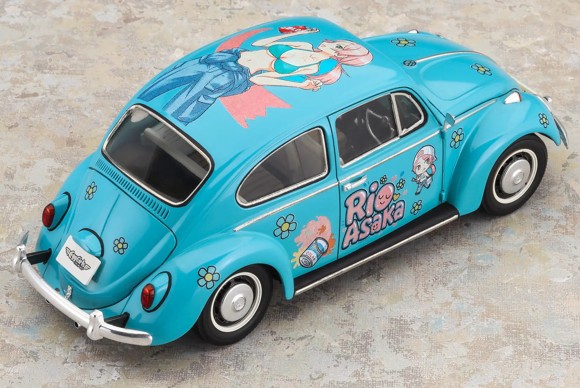 1/24 Volkswagen Beetle 1966 Rio Asaka w/Figure
