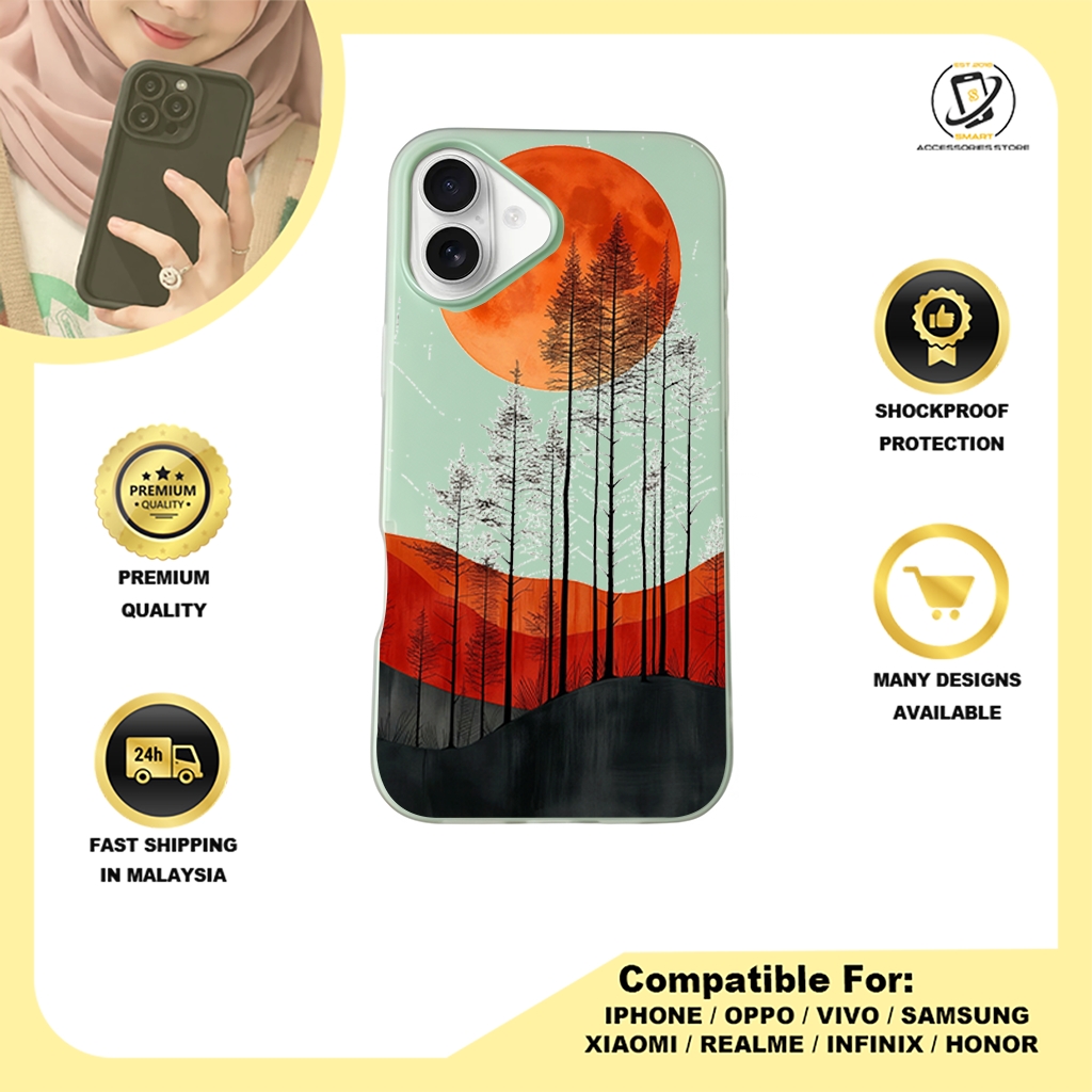 JELLY CASE PHONE FOR IPHONE - DESIGN MOON D