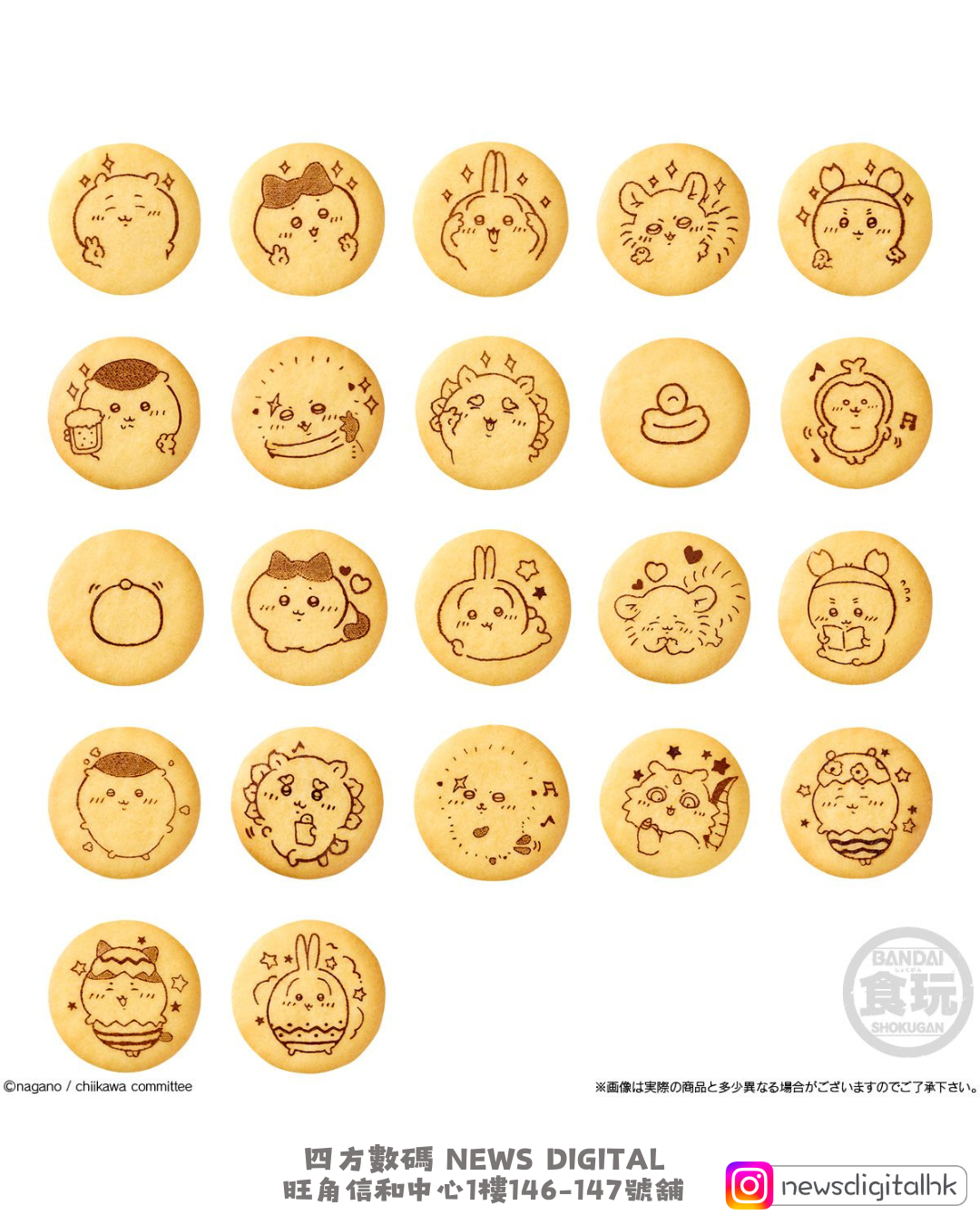 [新到現貨] 🇯🇵Chiikawa餅乾+吊飾食玩系列