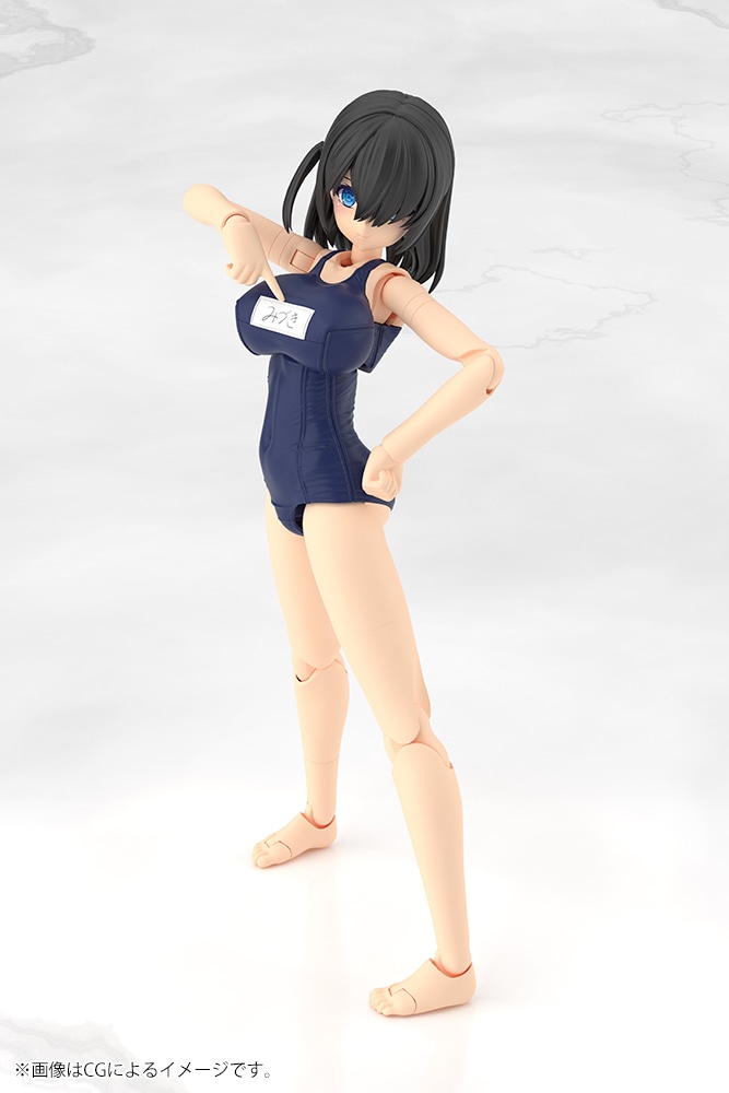(預訂訂金 $100) (總價 $260) 壽屋 Kotobukiya FRAME ARMS GIRL 美月 Mizuki School Swimsuits Ver. 模型 (KO08186) (行版)