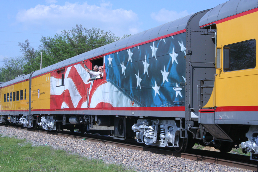 UP Heritage Series 85' ACF Baggage Car "US Flag" #5769