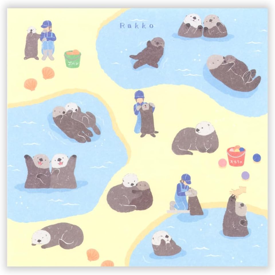 現貨｜ZOOm in Animals 海獺 日本製 便條紙 Memo Notepad (5424416)