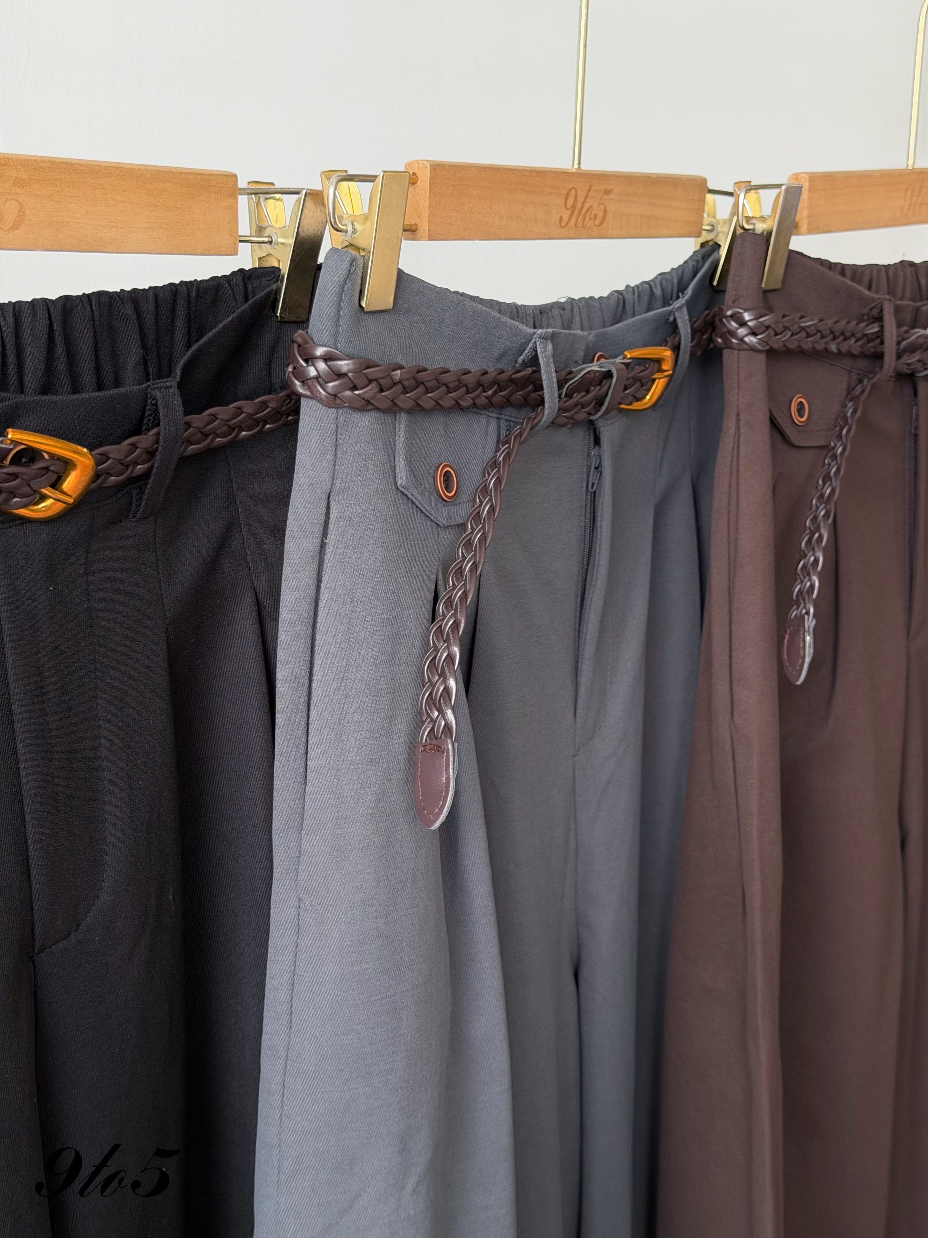 S2030 Wide Leg Long Pants - 3 Colors 