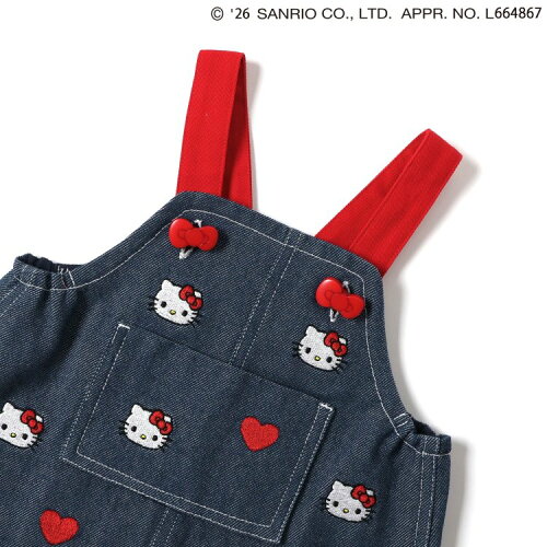 🆕【⭐訂購⭐】 🇯🇵日本直送🌀#Kitty 刺繡 扇形裙擺 吊帶裙🌀[ELBA-0200][260310]