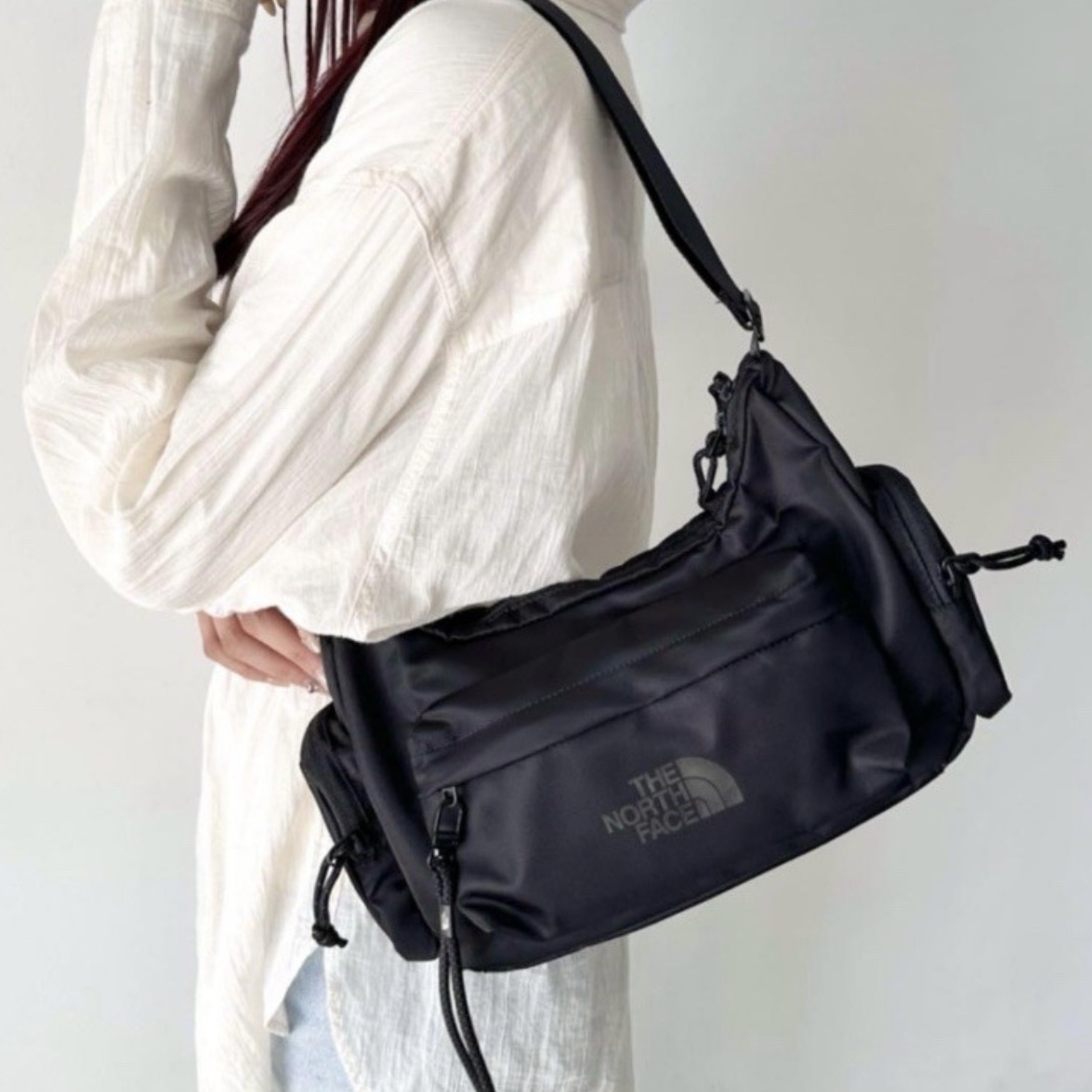🇰🇷The North Face BONNEY HOBO BAG黑色