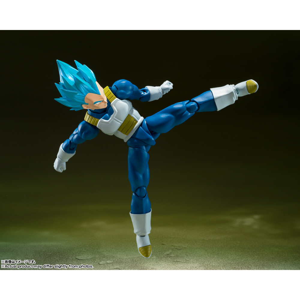 SHF Dragon Ball Super SSGSS Vegeta Unwavering Saiyan Pride