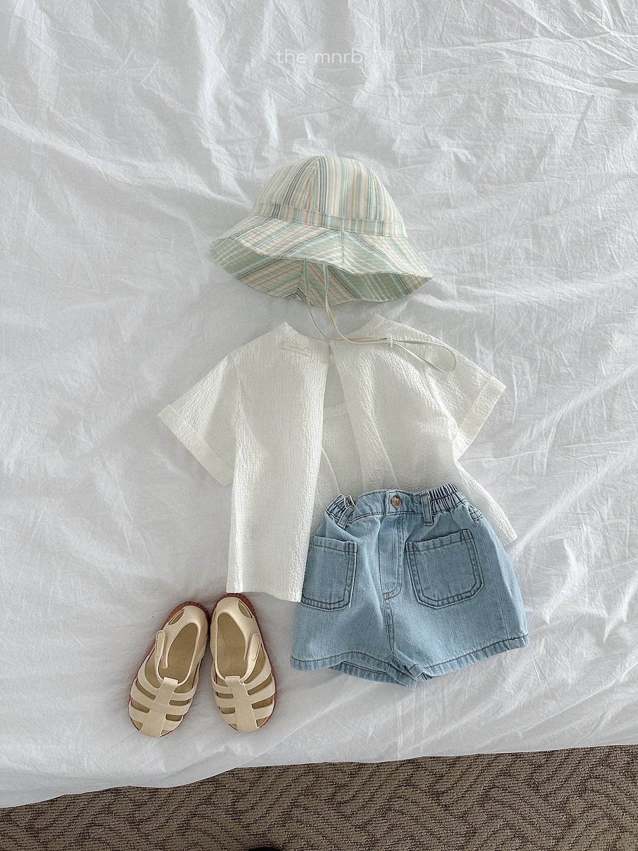 Minirobe | denim shorts (Deep blue XL100-110)