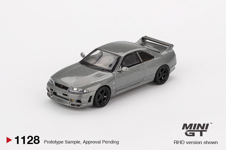 Mini GT 1/64 NISSAN Skyline GT-R Dark Metal Gray (NISMO BCNR33 CRS Version) - MGT01128-R