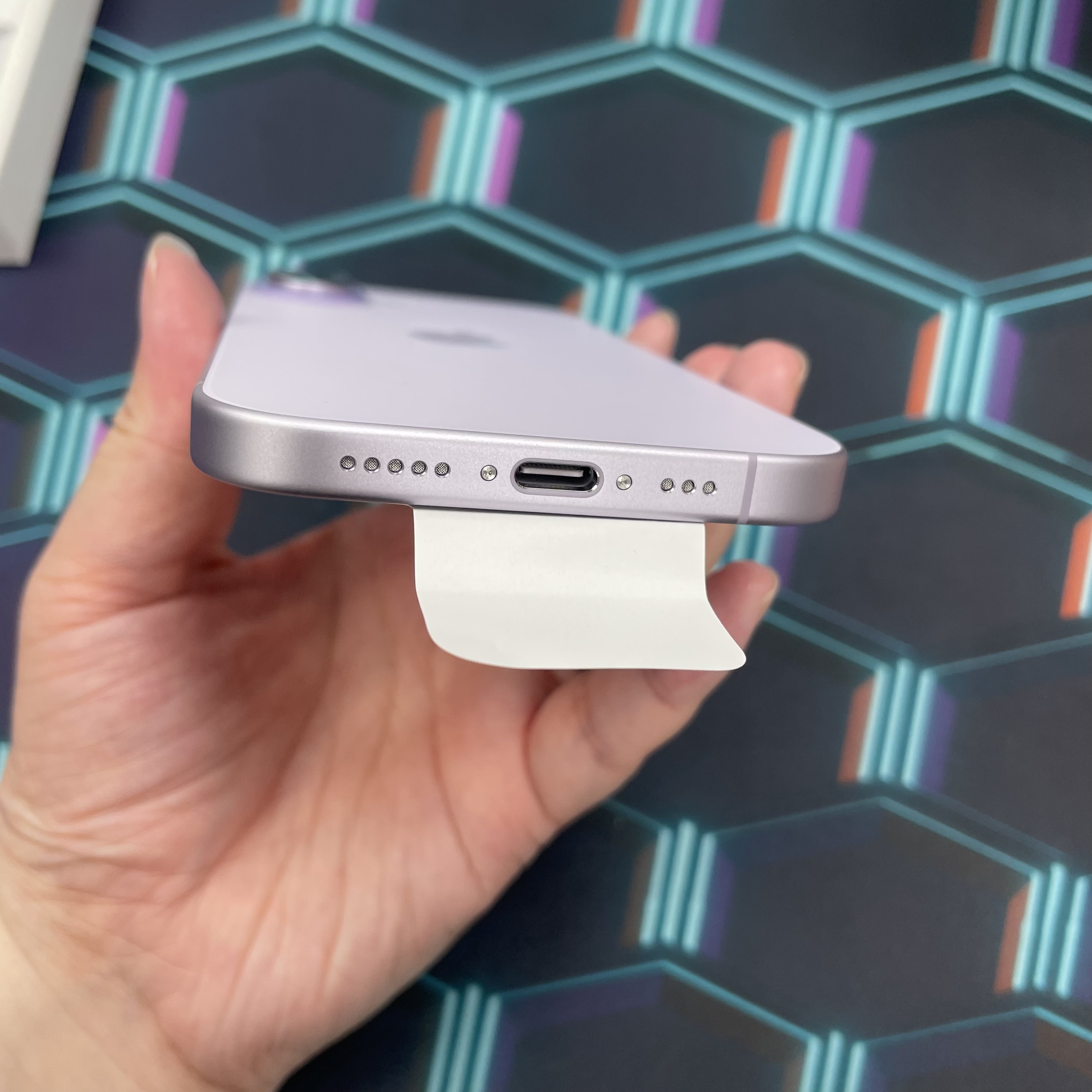 *6195 17 全新機 256GB 電100 紫色 purple