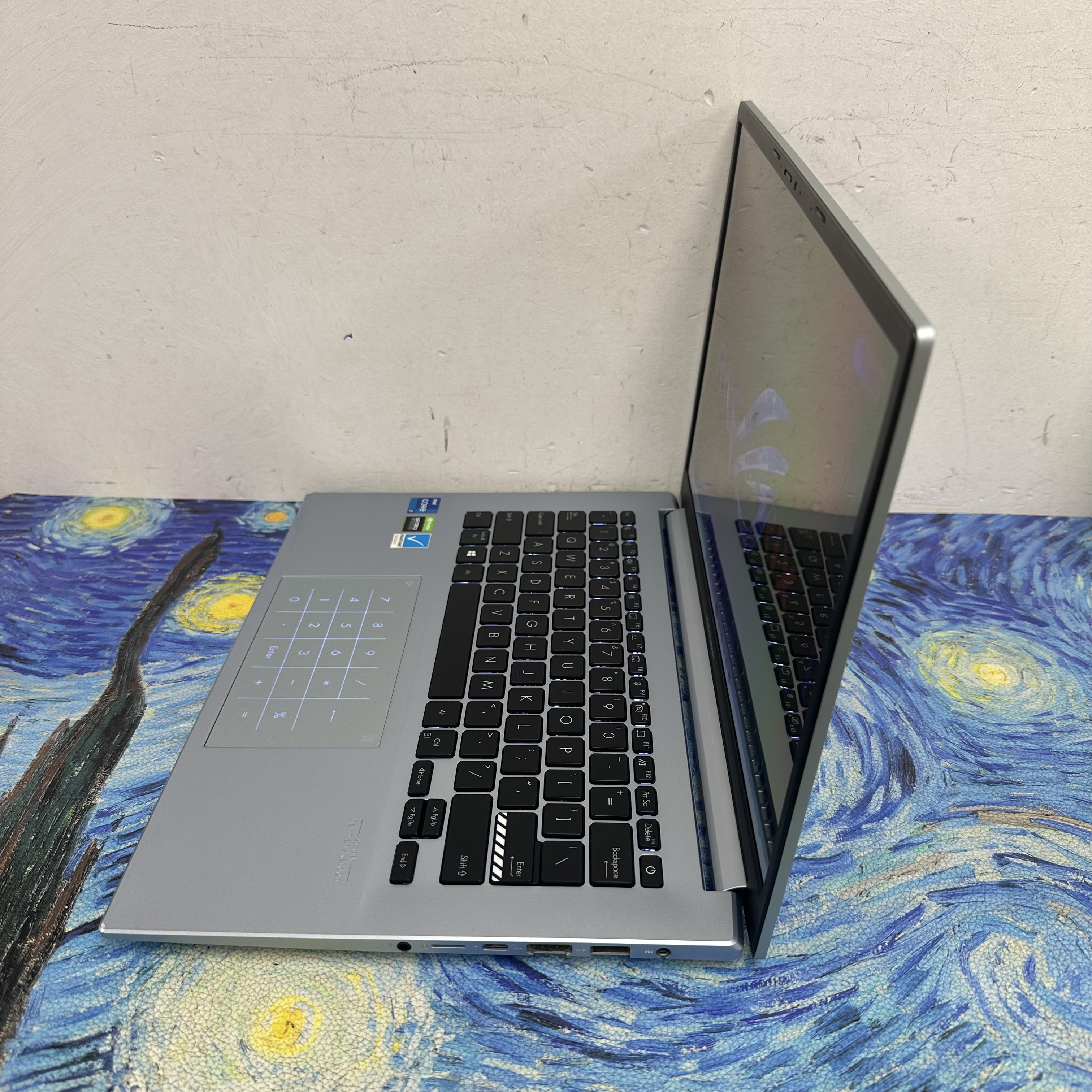 #6002 Asus Vivobook 14寸 2.8K OLED Mon Intel i7-12700H/16GB Ram/512GB SSD/獨立顯示卡/Pantone認證/打機超爽/ Gaming Laptop / Notebook /藍色🩵