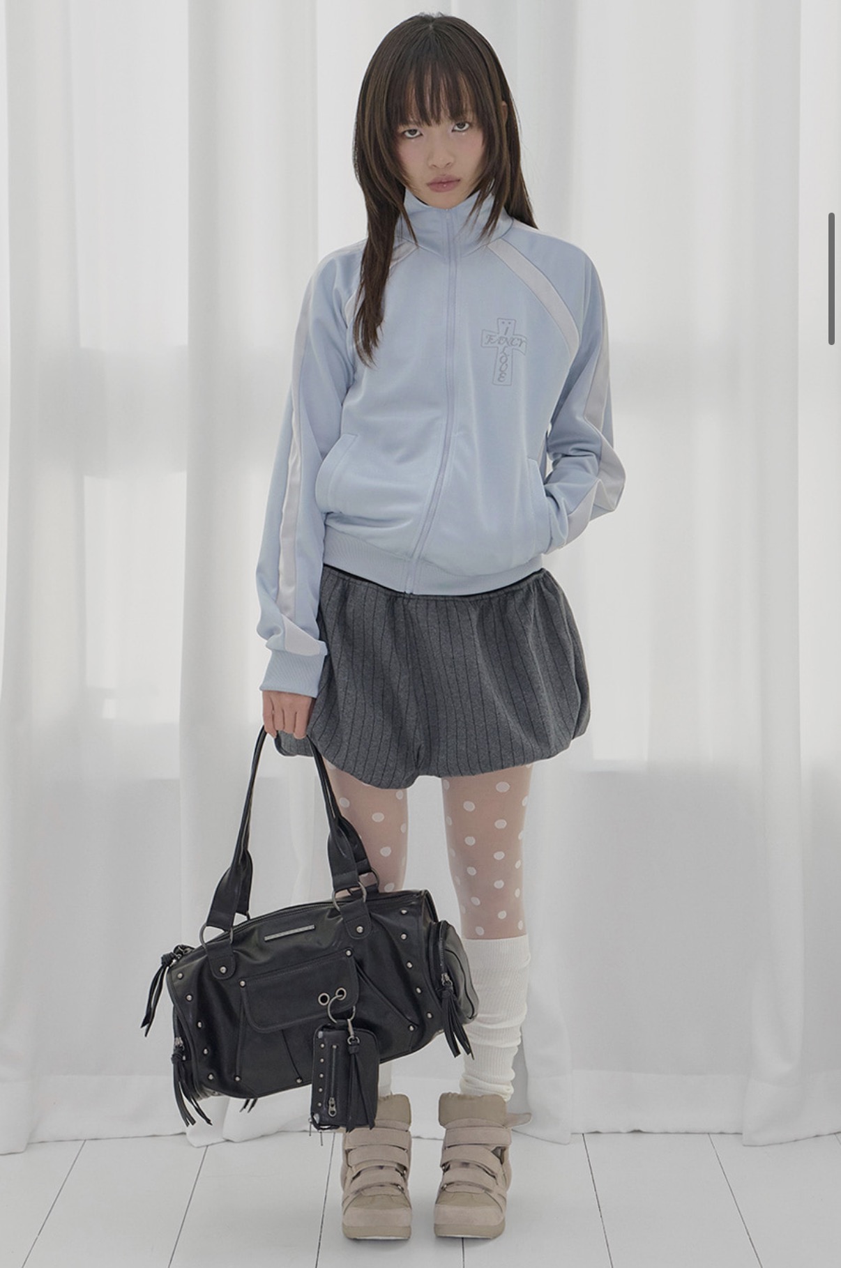 Fancyclub VEIL STUD BAG & WALLET (BLACK) F26QE981