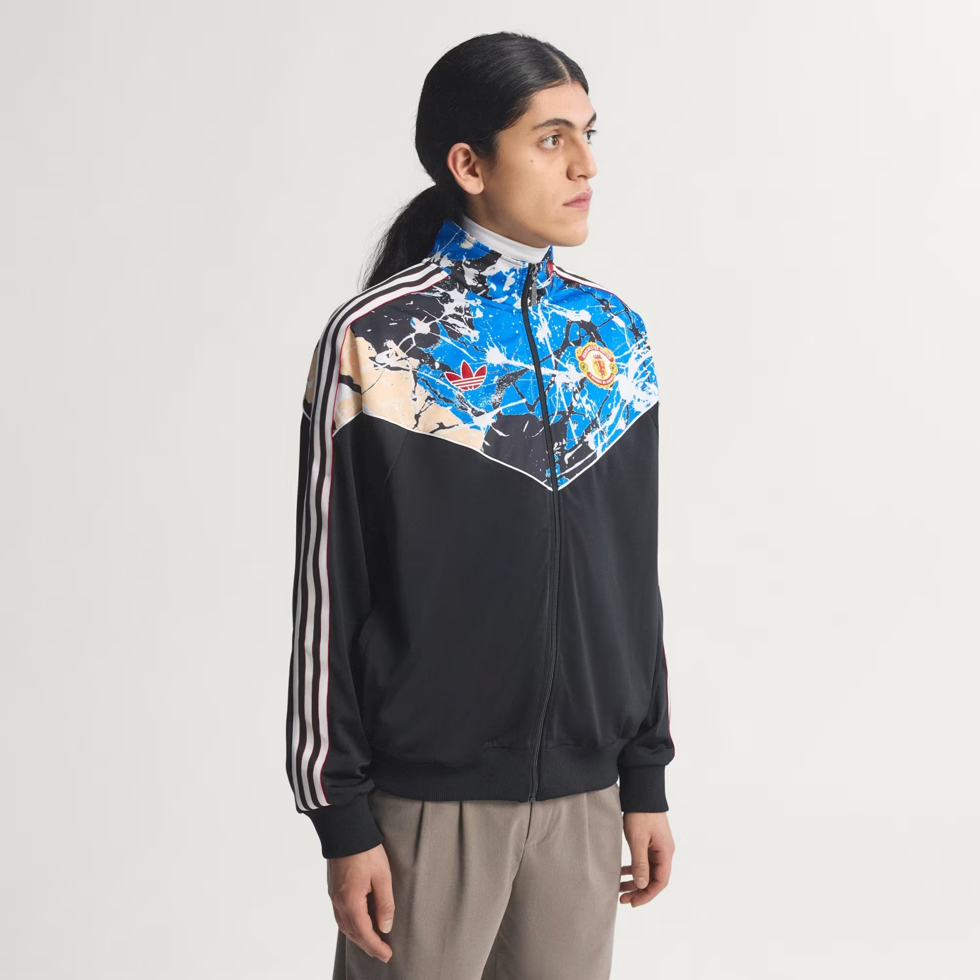 🎶⚽Adidas Manchester United 曼聯 × Stone Roses 進場外套 JZ7094