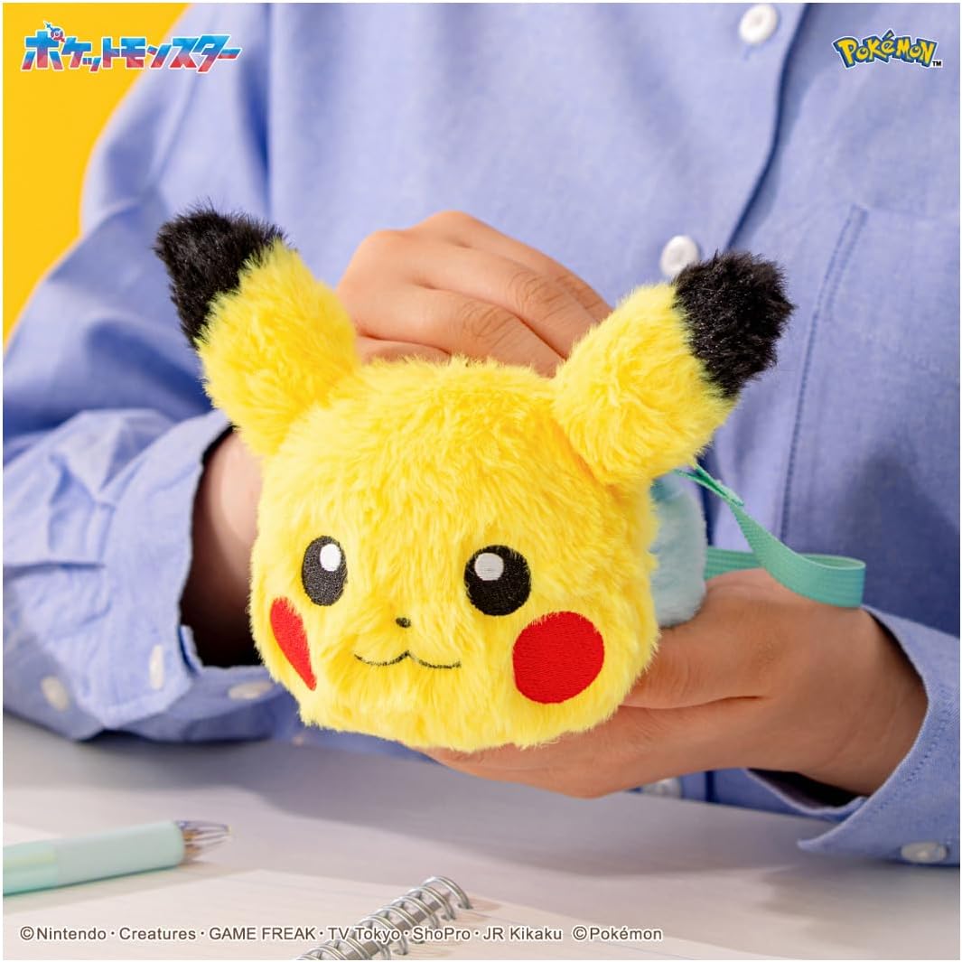 TAKARA TOMY - 寵物小精靈/寶可夢 Pokemon Friends Pokeball 他媽哥池式電子寵物 遊戲機 精靈球彩屏電子寵物機 (連皮卡丘毛絨收納包套裝)