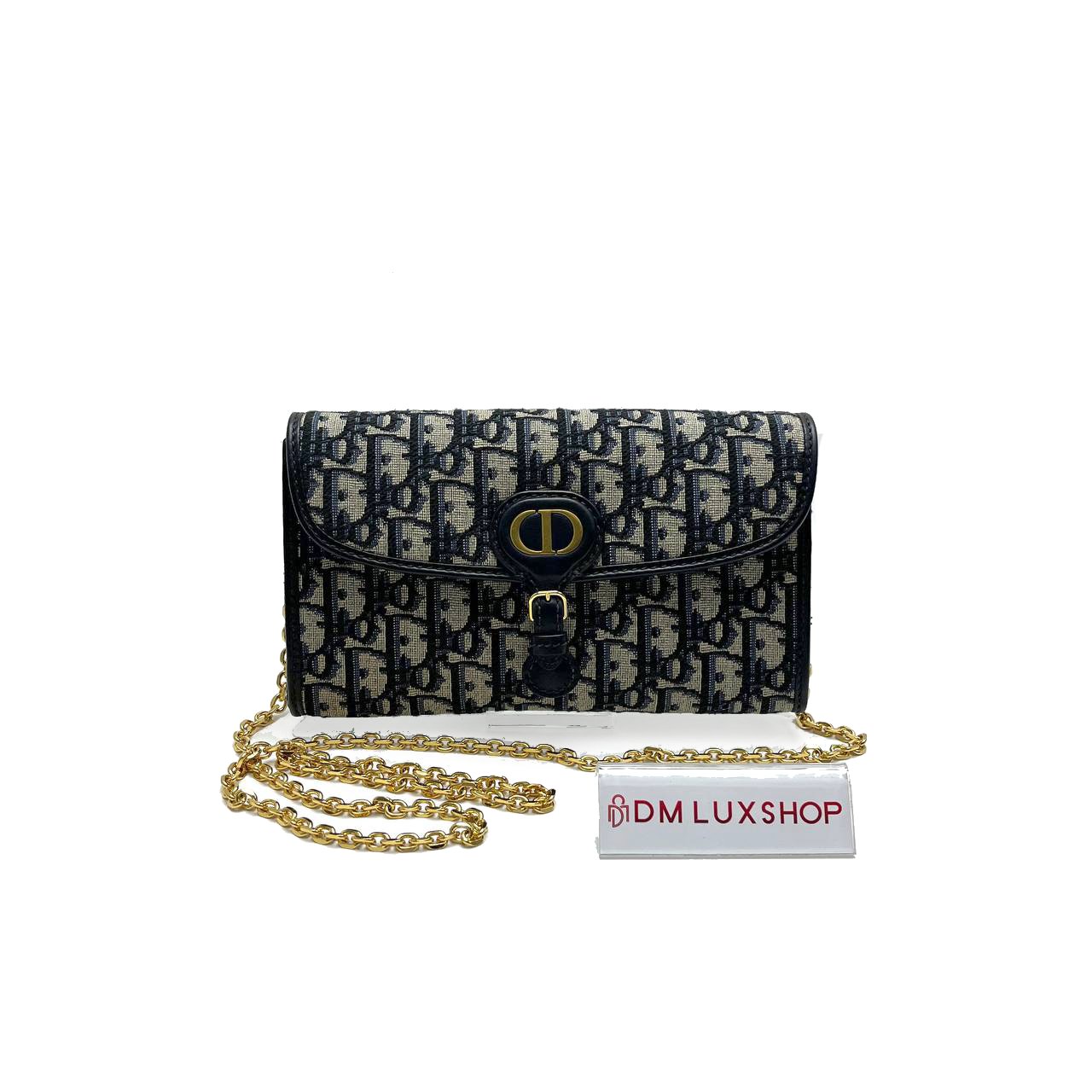 Dior Oblique Bobby Pouch with Chain