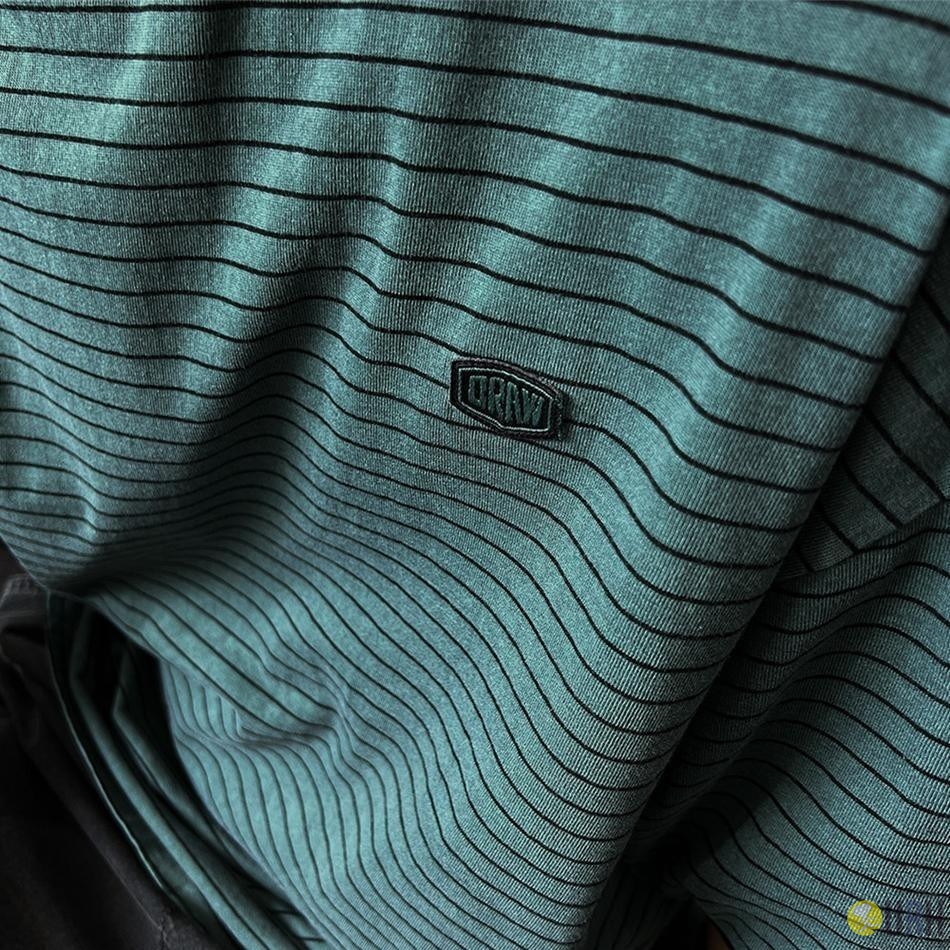【100%保證韓國直送】Wave Stripe 復古顏料染水波紋條紋撞色領短袖 Tee 👕 [4 color] RG115871
