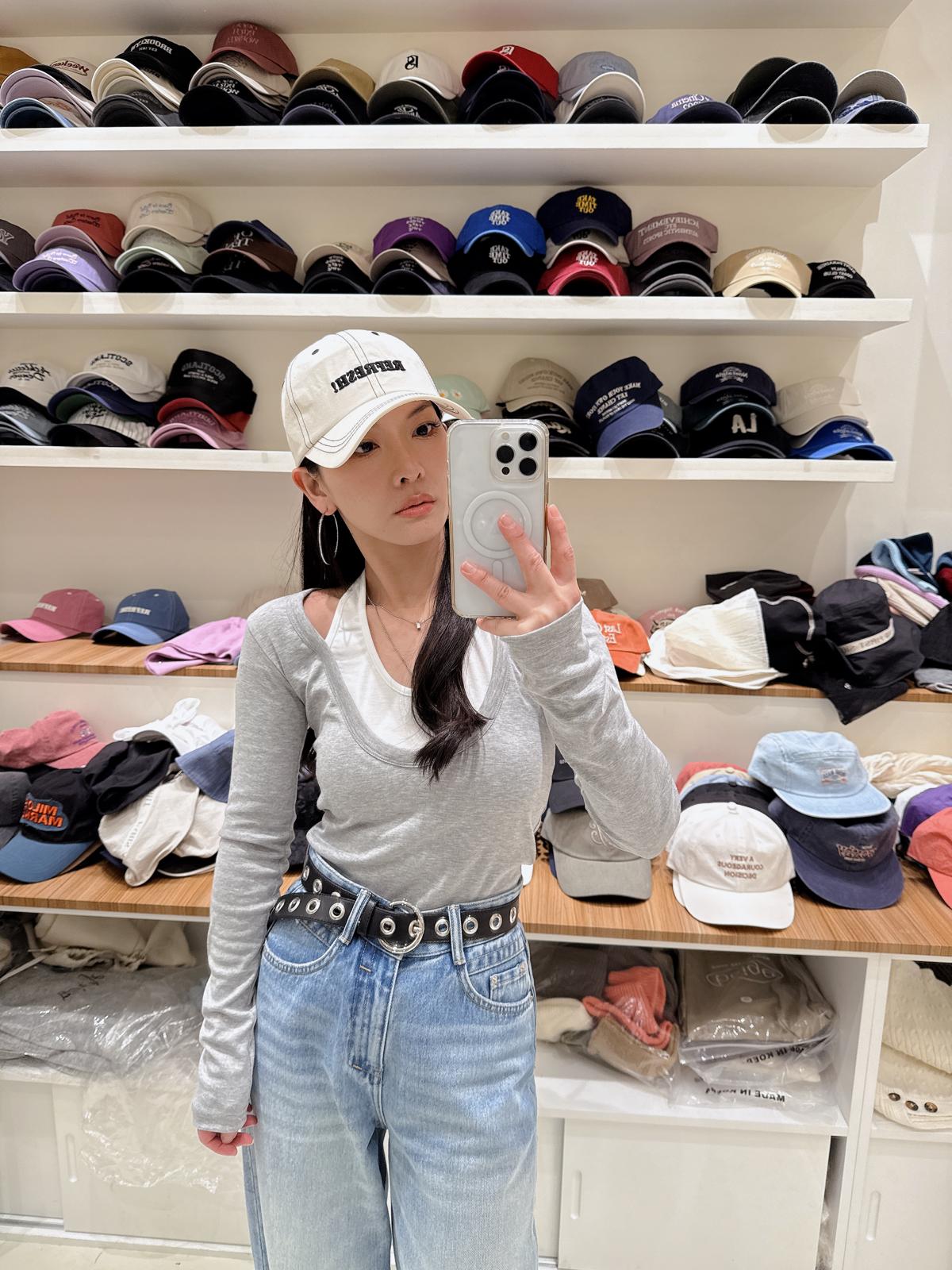 刺繡立體字明線Cap