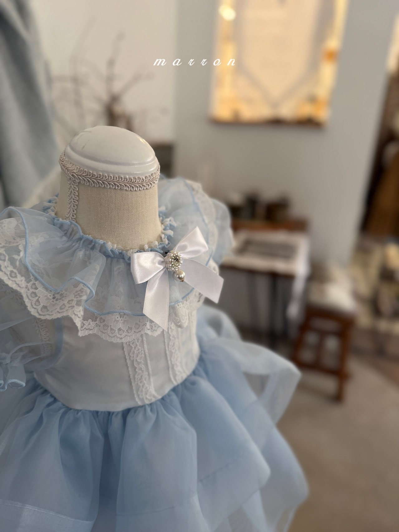 🇰🇷Marron 裙（不含蝴蝶結領）