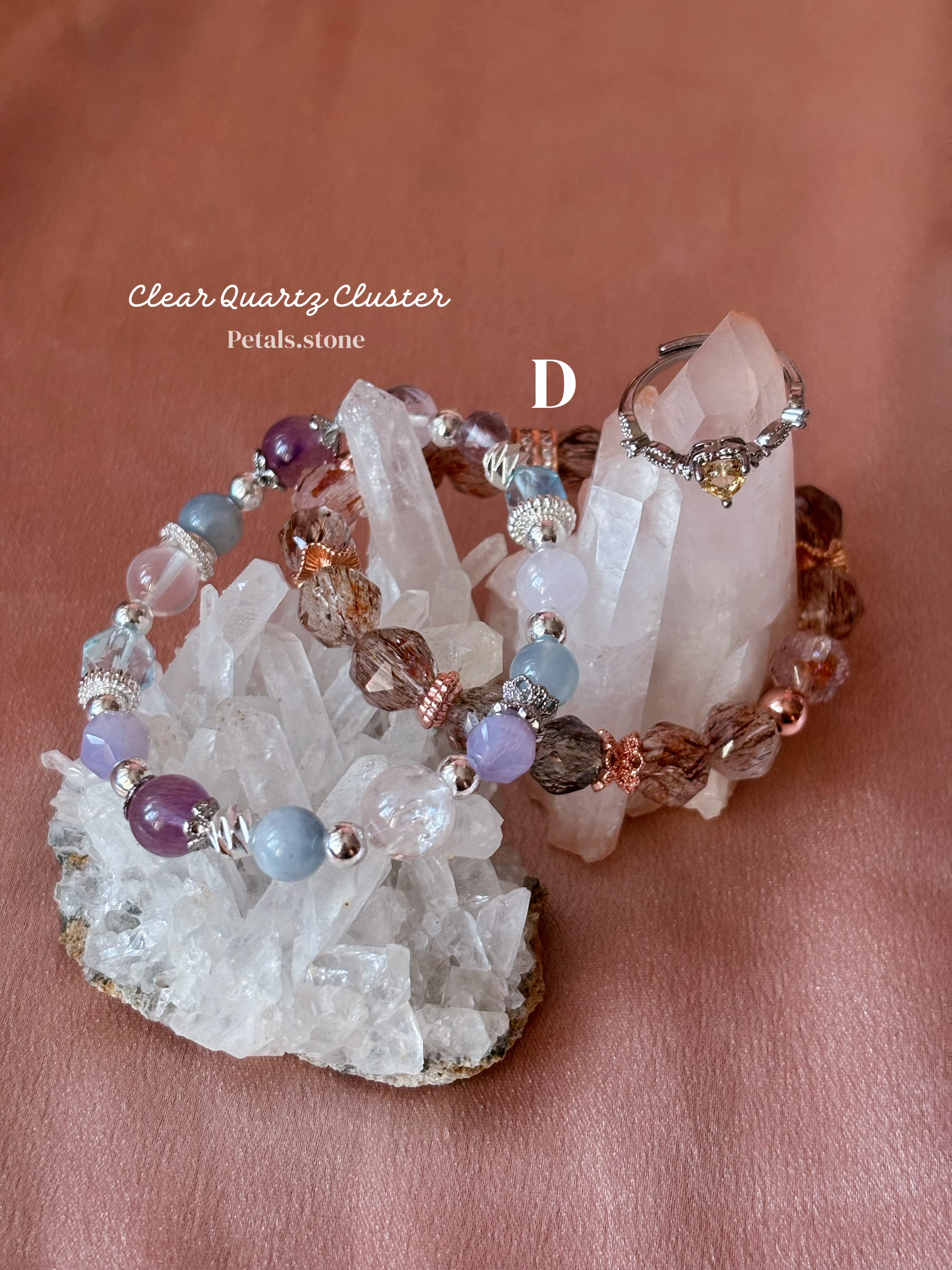🤍Clear Quartz Cluster | 精緻白晶簇📎